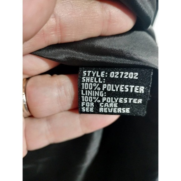 Kristen Blake long black trench coat LG-XL - Picture 6 of 7